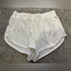 White beachy shorts!